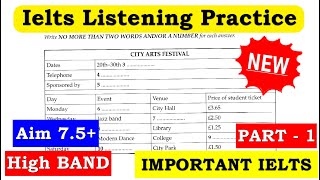 Ielts Listening Practice Test 2024 With Answers ( Part - 1 )