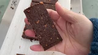 Chocolate Protein Bar Making Machine/ How To Make Chocolate Bar With Darin Mini Granola Bar Machine