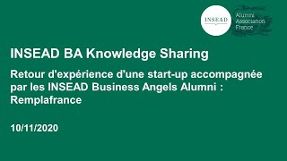 INSEAD Business Angels Knowledge Sharing : Remplafrance