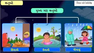 સૌની આસપાસ Std 5 Sem 2 Chapter 10 દિવસ, રાત અને ઋતુઓ || Unit- 10 Divas Rat ane Rutuo || Paryavaran |