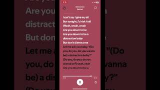 Distraction • Kehlani #spotify #lyrics #artist #fyp