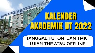 KALENDER AKADEMIK UT 2022 -SIMAK JADWAL DAN AGENDA KEGIATAN MAHASISWA