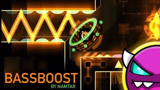 “BASSBOOST” by Namtar 100% complete (medium demon) | Geometry Dash (2.0)