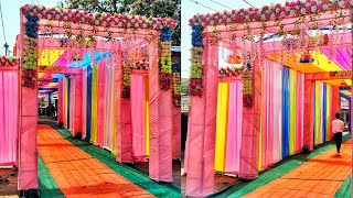 Talwada live show || Hardiki mandap decoration talwada || #trend #get #mandap #stylish #trending