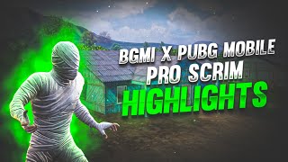 Pubg Mobile X Bgmi Pro scrims Highlights 🔥