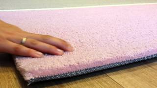 Tapis de salon Winter Cosiness rose et taupe par Esprit Home