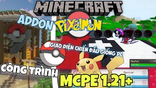 Cách Tải Addon/Mod Pixelmon Giống PC Trong MCPE 1.21+ | How To Dowload Pixelmon in MCPE 1.21+