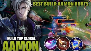 BUILD TOP GLOBAL AAMON | BEST BUILD AAMON HURTS - GAMEPLAY MOBILE LEGENDS BUILD ADN EMBLEM