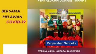 Alumni IPB Sulsel Peduli Covid-19 | Penyaluran Pertama