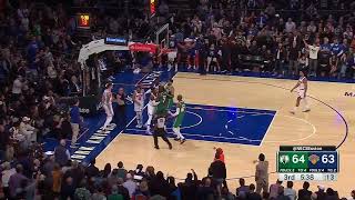 Isaiah Hartenstein and Jaylen Brown Double Technical NBA Tip-off 2023-2024