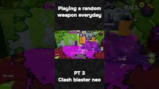 Playing a random weapon everyday PT3 #splatoon3 #splatoon