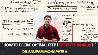 HOW TO DECIDE OPTIMAL PEEP| BEST PEEP IN ARDS | Dr Anupam Mohapatra