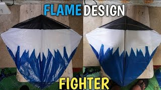 PAANO GUMAWA NG SARANGGOLA - FIGHTER - FLAME DESIGN -ang angas