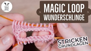 Stricken Grundlagen - Wunderschlinge stricken (Magic Loop)