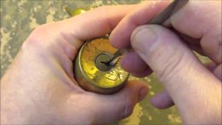 Demo of Kwikset key way entry knob picked open in under 30 seconds