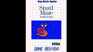 Sega Master System Snail Maze Game Review!