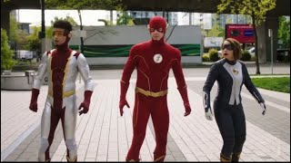 The Flash 7x17 - Barry, Bart, and Nora vs. Godspeed Clones - HD