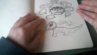 Sketchbook tour! Book3. I know this video is long but theres loads of art!