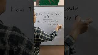 Memorize the value of Pi | Pi का मान याद करने की ट्रिक #shorts #trending #viral #ytshorts