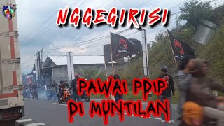 nggegirisi - pawai pdip di muntilan