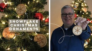 Carving Snowflake Ornaments