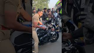 Cops Reaction😲💖 #youtube #shorts #trending #superbikes #viral #bmw #s1000rr @BMW @Z900Rider #1m