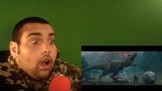 TRAILER REACTION OF JURASSIC WORLD FALLEN KINGDOM