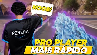 PRO PLAYER MAIS RÁPIDO DO MUNDO NO PUBGM l REACT INF PERERA