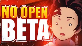 Demon Slayer Game No Open Beta