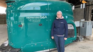 La SCEA Poussier (14), teste le robot d'alimentation DairyFeed F4500 de GEA