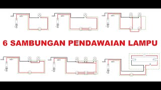 sambungan pendawaian lampu bangunan kediaman