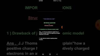 #shorts thomson atomic model |  thomson atomic model class 9 | thomson atomic model class 11 #video