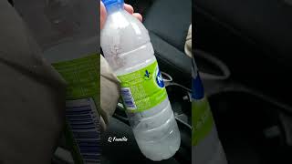 Freezing Water Bottle in -11°C in Markham Canada Right Now | #Shorts