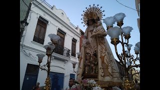 LA MESA DE LAS FIESTAS  EN DIRECTO LA PROCESIÓN DE LA VIRGEN EN EL GRAO SANTA MARIA DEL MAR  MAB