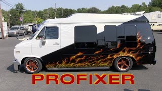 1983 CUSTOM CHEVY G20 VAN. "PROFIXER"