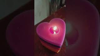 Heart candle