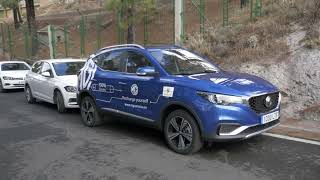 Consumo y autonomía del MG ZS EV en montaña