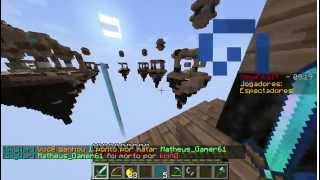 minecraft-skywars: partida mais ez!