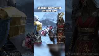 Mimir REGRETTED not having a Di*k at this moment  🤣 | God of war Ragnarök #shorts #gaming #funny