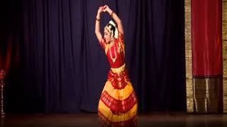 My Bharatanatyam Arangetram - A small piece from Hindolam Nrithaswaravali (Jathiswaram)