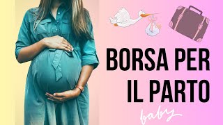 BORSA PARTO 🎀 MAMMA E BIMBA 🎀