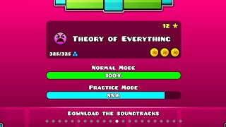 Theory of everything 100% en móvil | Geometry dash