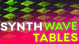 The secret of authentic retro sounds! - 10 Free Synthwave wavetables (Serum, Vital)