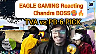 Eagle Gaming Reacting Chandra Boss 6 PICK😱🔥ചന്ദ്രൻ തീ🥵 TVA vs PD#tkrp#gta5 #eaglegaming #txagamingyt