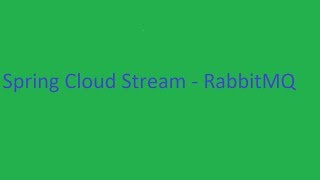 Spring Cloud Stream - RabbitMQ - Part1