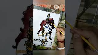 GLASS PAINTING OF GOPAL