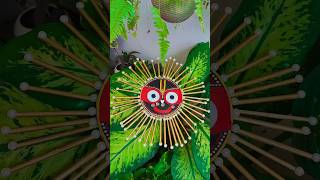 How to make jagannath with waste material in just Rs 100. diy decor ideas from waste material.#craft