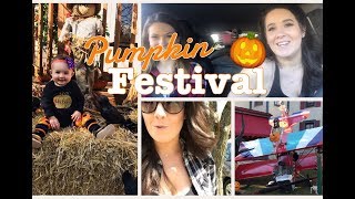 TAKING BABY TO THE PUMPKIN FESTIVAL! | Vlogtober