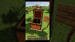 Minecraft: Invisible Trap to troll your friends #shorts#viralshorts #short #youtubeshorts  #trending