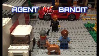 LEGO / Agent vs bandit / stop motion animation